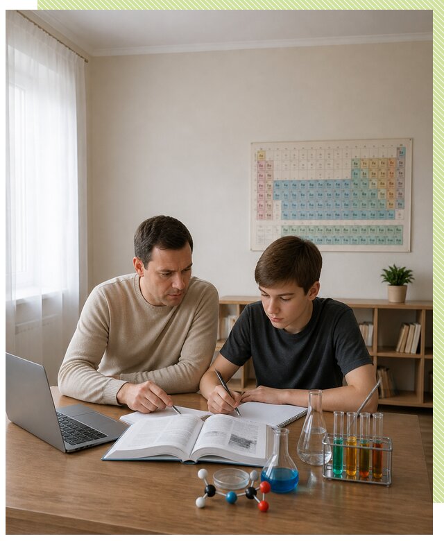 Репетитор по химии 8 класс в Сочи по цене от 1240 р. | Репетитор-Счи
